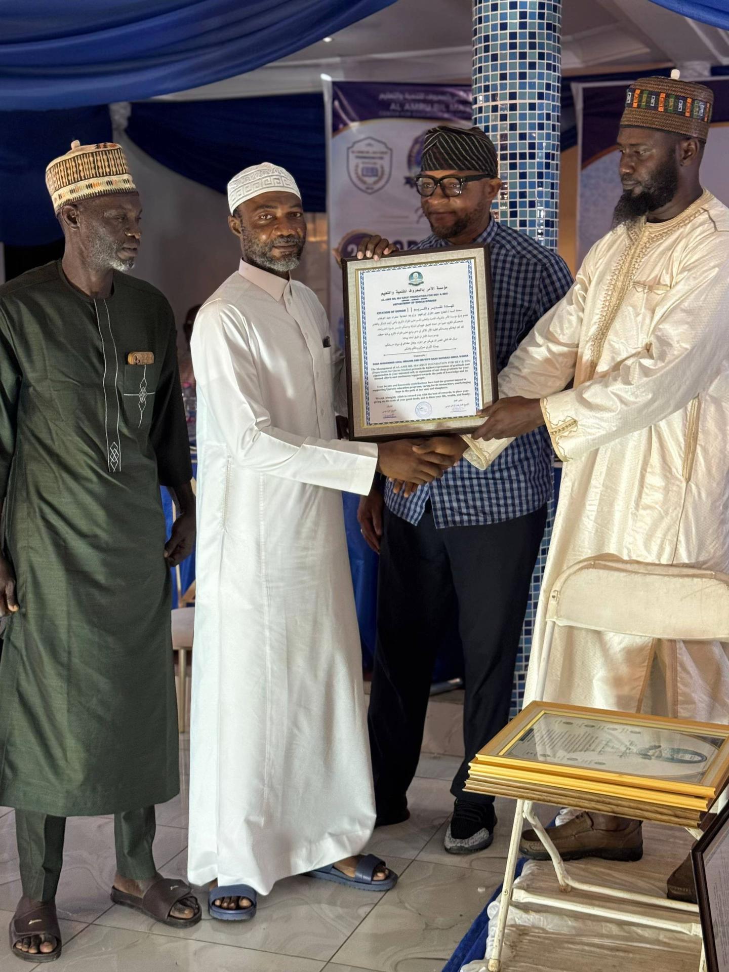 The ceremony at Kumasi Central Mosque