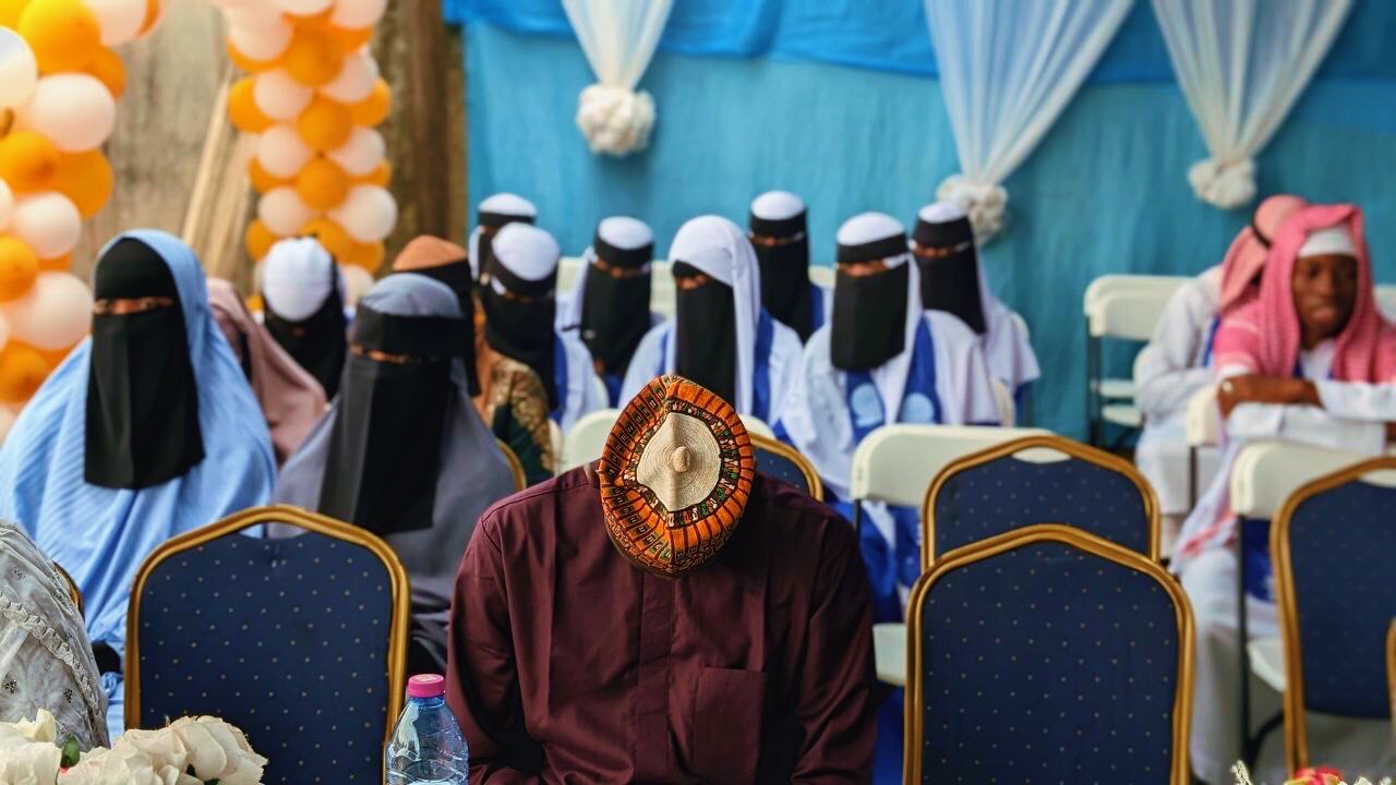 The halaqah family at the Maiden graduation